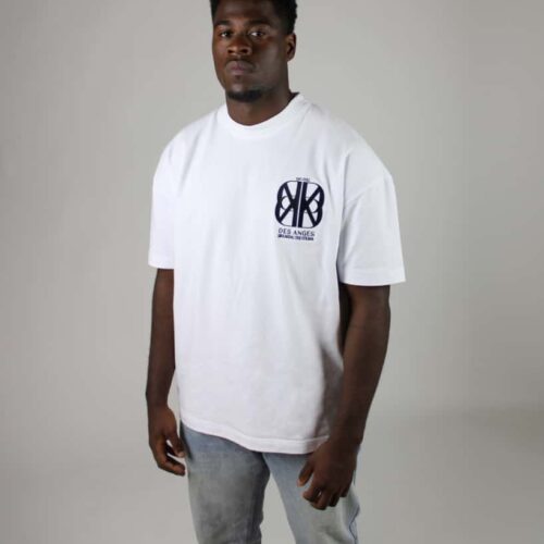 MOWA Embroidered Logo White Tee 240GSM